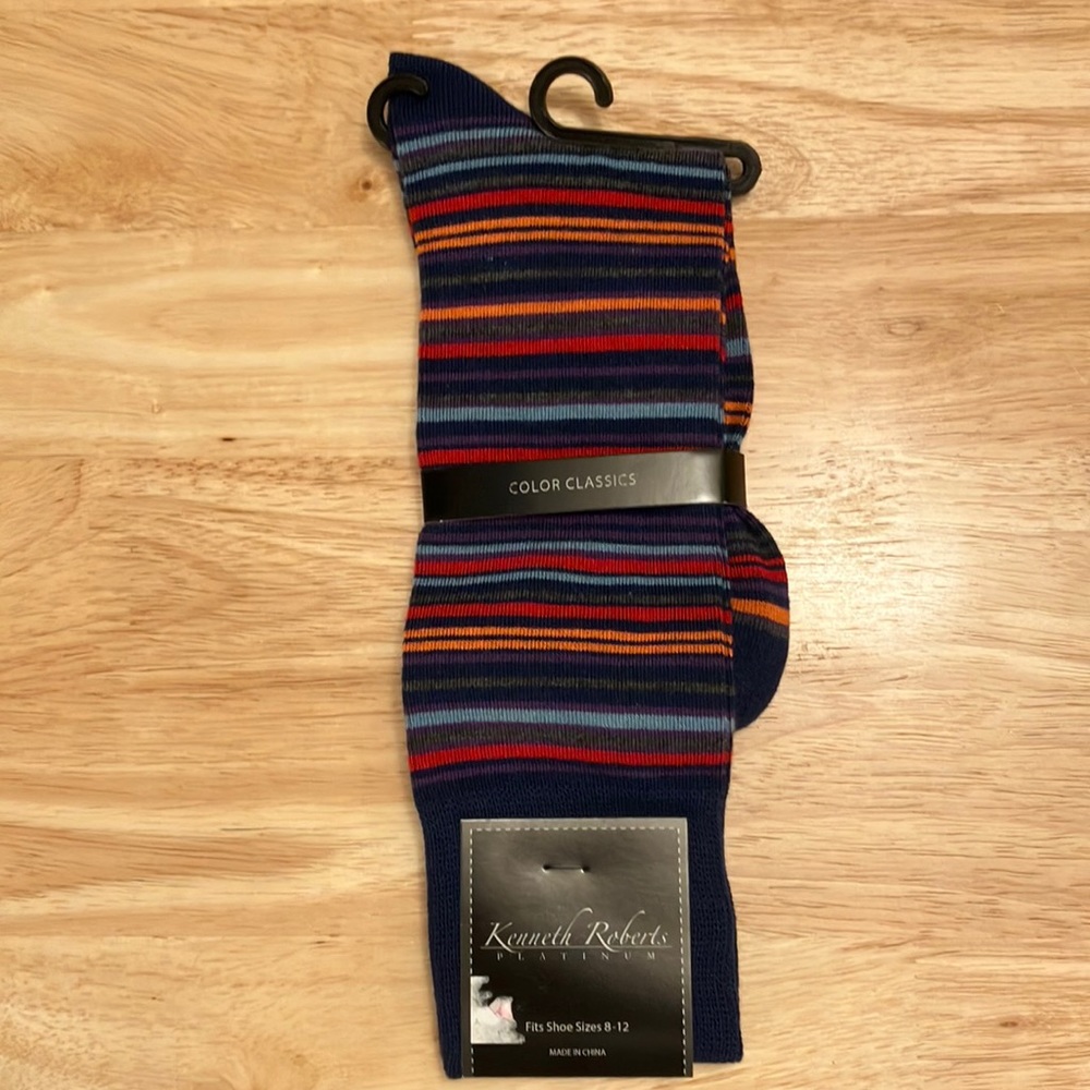 Striped men’s socks